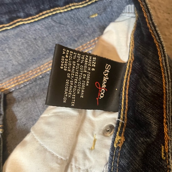 Style & Co. Jeans for Women Size 6 Straight Leg - Picture 8 of 11